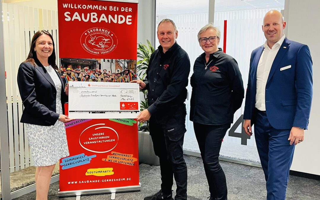 Dan­ke­schön an die Spar­kasse Gerresheim!